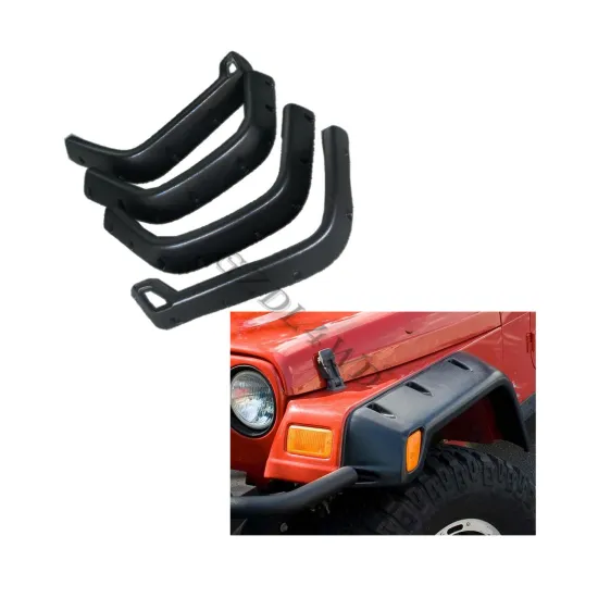 4WD Fender Flares for Wrangler TJ 1997-2006 - GZDL4WD Extended Fender Flare Kits