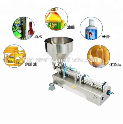 Semi-automatic jam marmalade jam liquid filling machine