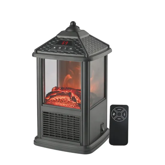 Choice Elite Fireplace Lantern Electric Space Heater with Thermostat Indoor Stove - YN1125S1
