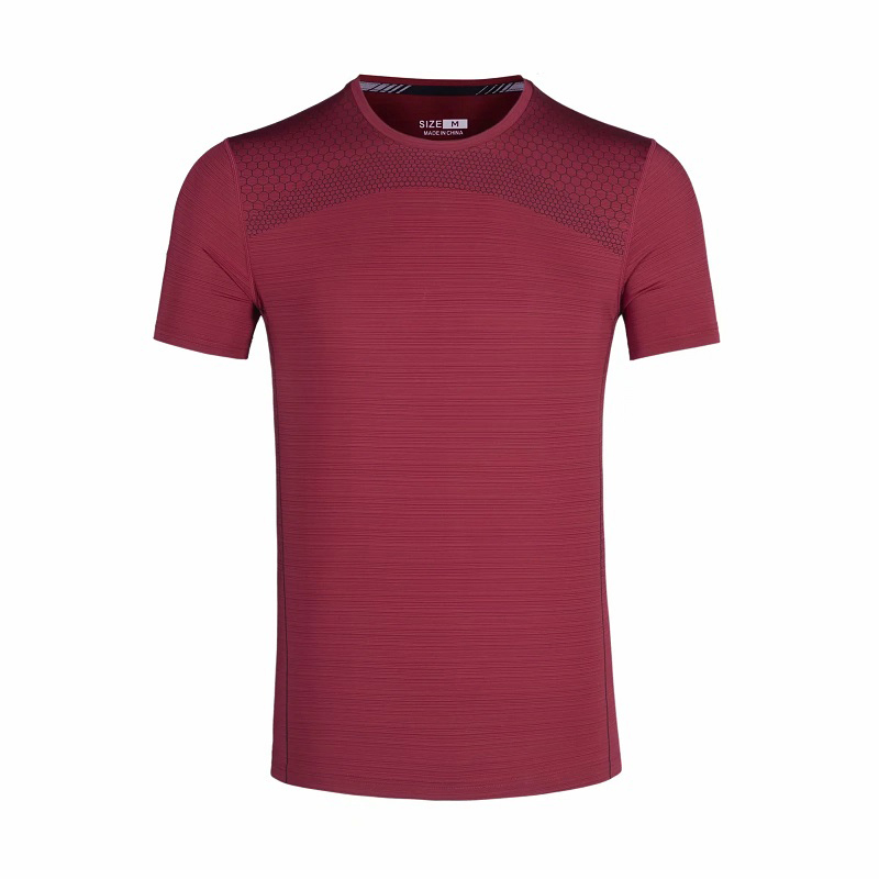 Men Short Sleeve Running Training Tights T Shirt