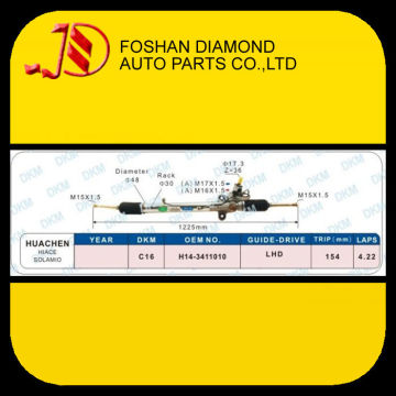 OEM H14-3411010 HUACHEN power steering rack/power steering gear/power steering box for HUACHEN HIACE SOLAMIO OEM:H14-3411010