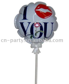 DIA 14.5 five star Valentine's Day auto inflatable balloon