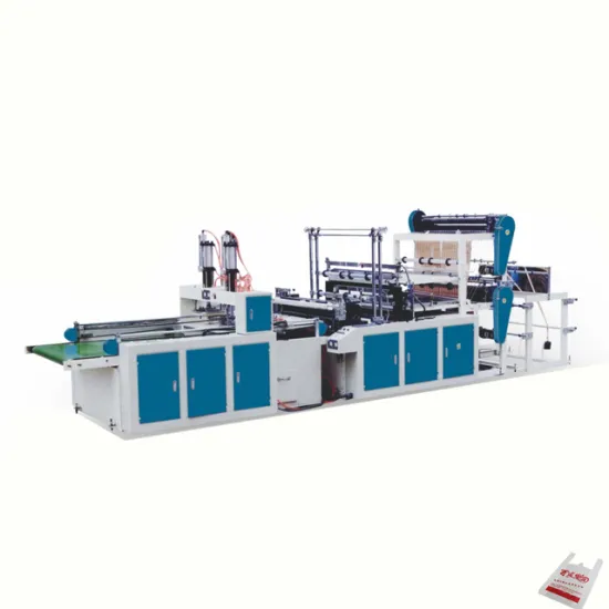 Customizable Ultrasonic Plastic Bag and T-Shirt Bag Making Machine: Double Layer Ines Technology