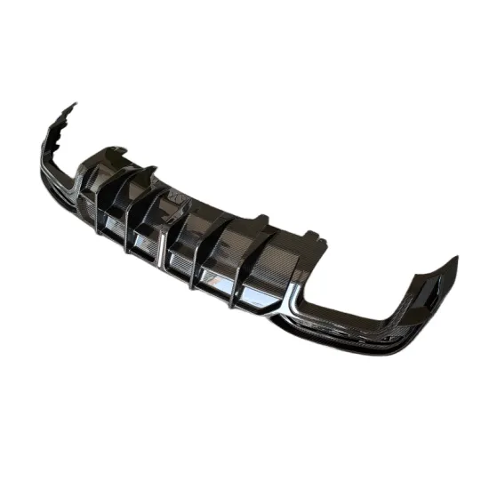 For 20-22 year Audi A4 A4L RS4 S4 B9.5 high-quality dry carbon fiber with light rear diffuser body kit