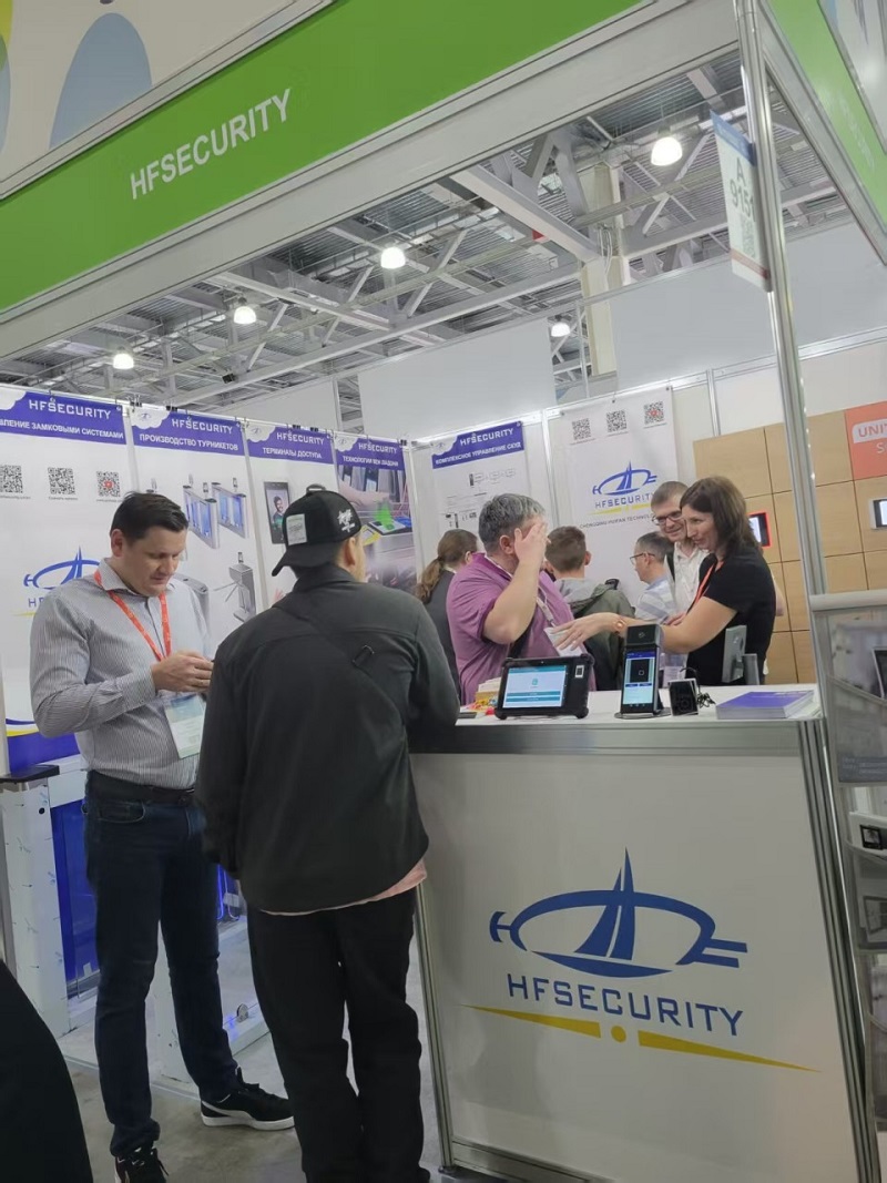 HFSecurity debuts at Securika Moscow Moscow Security Exhibition, biometrics are popular in the market