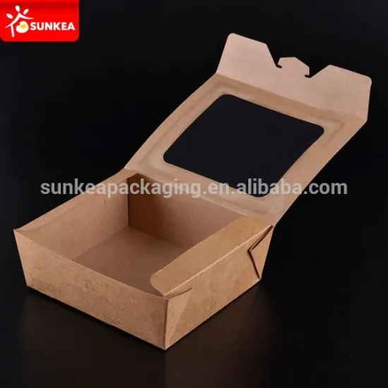 hot sale high quality kraft disposable paper cake containers