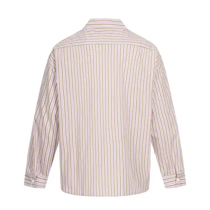 long sleeve pinstripe shirt men