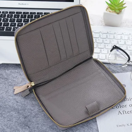 Grey Japan Style A6 Zippered Hobonichi Notebook