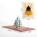 Bambusz 3D felugró üdvözlőlapok karácsonyra