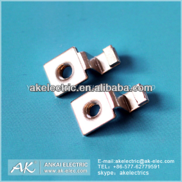 Electrical contact Metal Stamping terminal Parts For Universal socket /power strip