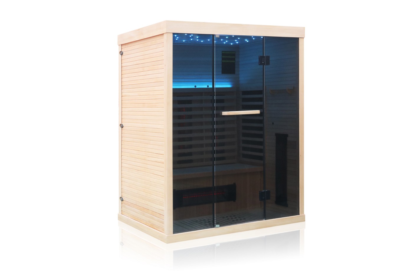 Canadian Hemlock 3 Person Far Infrared Sauna Room