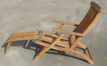 deck chair & wooden beach chair & folding beach chair with table set