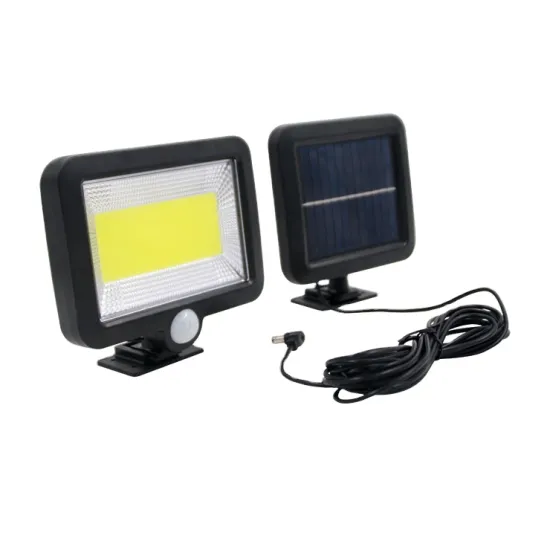 Solar-Powered COB LED Motion-Activated 100 LED Wall Night Light for Garden