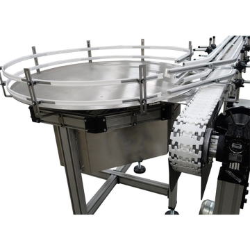 Customized Bottle Accumulation Table Top Conveyor System for Beverages in Factory