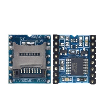 TZT WTV020 SD कार्ड MP3 साउंड मॉड्यूल Arduino 2560 UNO R3 के लिए