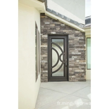 Chine Design Moderne Portes Simples En Fer Forge Fabricants