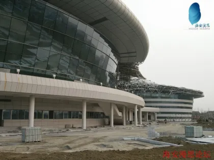 Nantong Haian Sports Park Metal Roofing Works