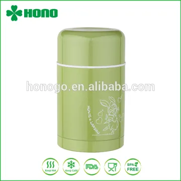 Food grade stainless steel insulated food jar for kids