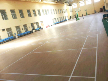 PVC vinyl basketball court flooring canada