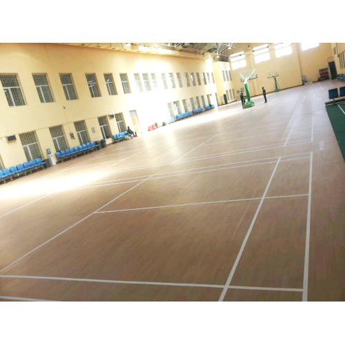 Piso esportivo de bordo interno de PVC para vinil da quadra de basquete