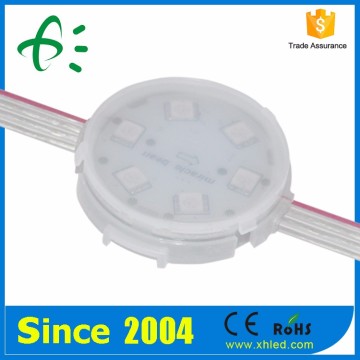 Factory Price DC24V 6leds 1.5W IP67 DMX512 RGB SMD5050 45mm Point LED