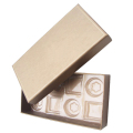 Kotak Coklat Kitar Semula Kertas yang tebal