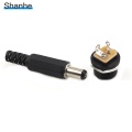 2.1x5.5mm DC Power Female Plug Jack + Male Plug Jack Connector Socket