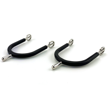 English Ss Rubber Coated Band Spurs