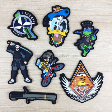 Patches de PVC personalizados Badge 2D 3D de borracha