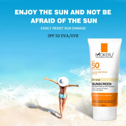 OEM Mokeru Oil-Free Mineral Sunscreen SPF50 for Men