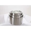 Stainless steel Short pot for cooking