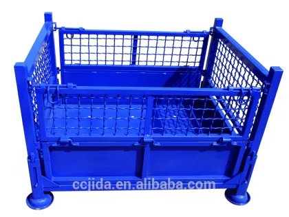 Foldable mesh logistics equipment