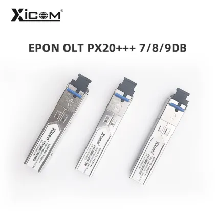 XICOM EPON OTL PX20 1.25G SFP for 20km, Compatible with TP-Link, Ubiquiti, and HIOSO
