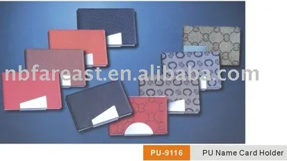 pu name card holder