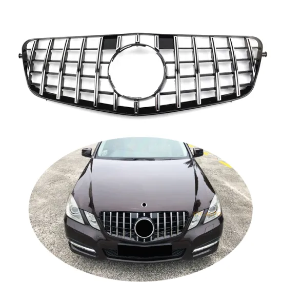 Upper Grille Facelift GT Front Bumper Grille for Mercedes Benz E-Class W212 2009-2013 E200 E300 E400