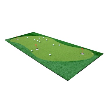 Golfsimulator mit Putting Green Golfmatte groß