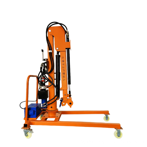 Portable Foldable Electric Hydraulic Shop Floor Crane & Hoist