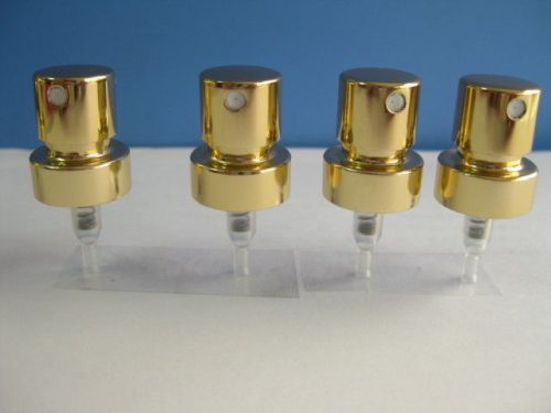 Shiny Gold Perfume Pump Sprayer 15mm With Aluminum Cap