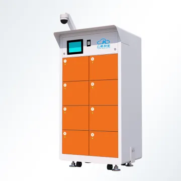Rain-Resistant 8-Slot Battery Swap Station with Surveillance