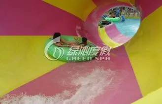 Children Exciting Raft Tornado Water Slide Aqua Play Water