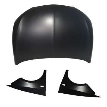 Custom Steel Bumper Protection Hood Cover for Seat Ibiza 2013