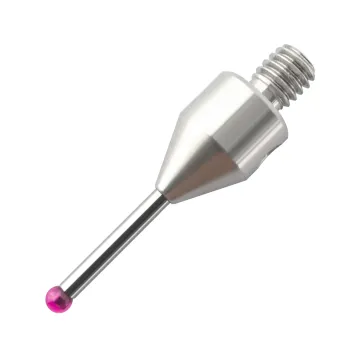 Precision CNC and CMM Tool: 20mm Length 2mm Ruby Ball M3 Probe Stylus