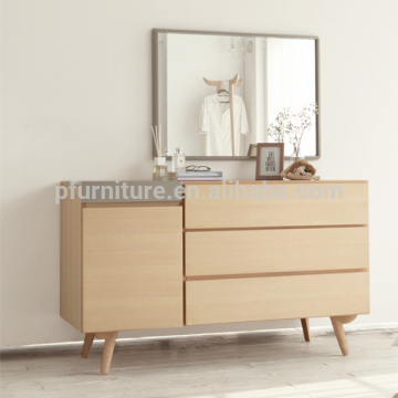 wooden bedroom wardrobe doors/low wardrobe/1 door wardrobe/3 dawers