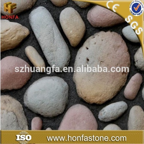 Factory cheap panel artificial river rock