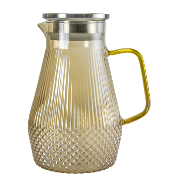 Custom Color Heating Resistant Glass Pitcher - Best Selling Beverage Jug