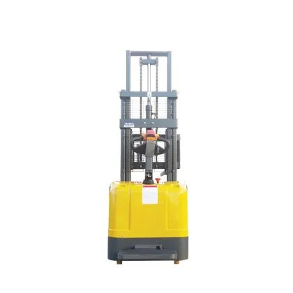 Economical stand-up all-electric stacker
