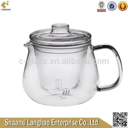 20 OZ Crystal Pyrex Glass Teapot With Infuser