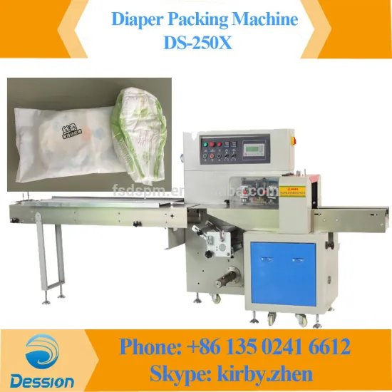 Horizontal Flow Automatic Diaper Packing Machine