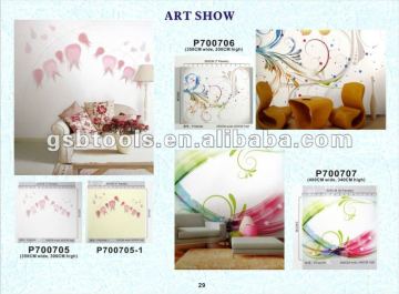 wall mural-active flowers wallpaper