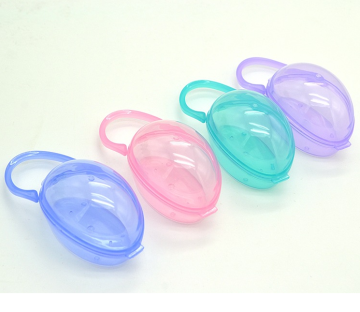 Safety Plastic Baby Pacifiers Clips Nipples Case